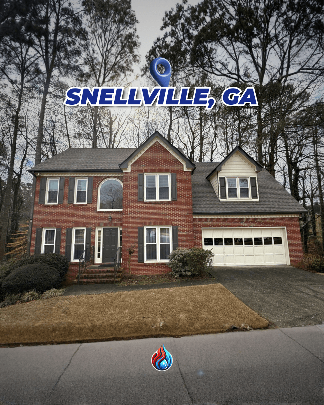 Another successful roof replacement in Snellville, GA.